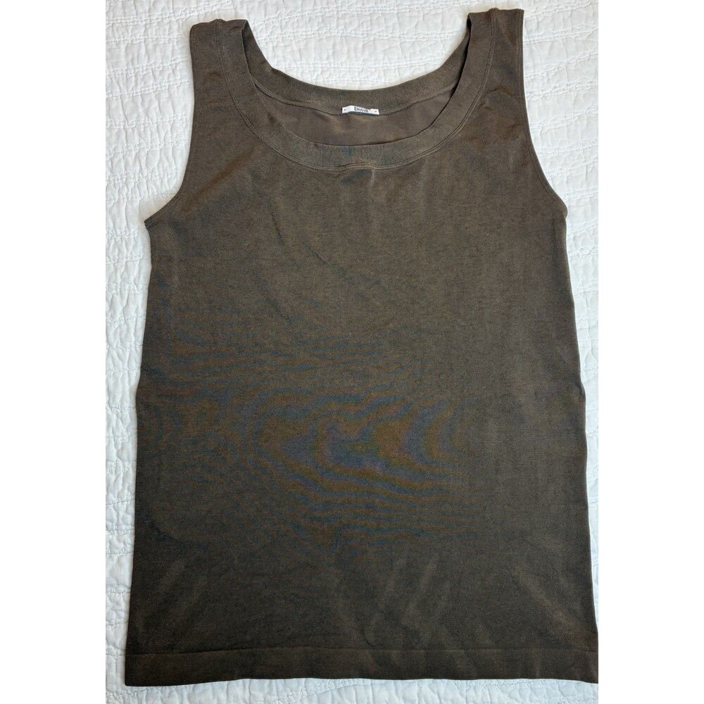 Wolford Aurora tank XL seamless fine knit stretch scoop neck luxury minimalist